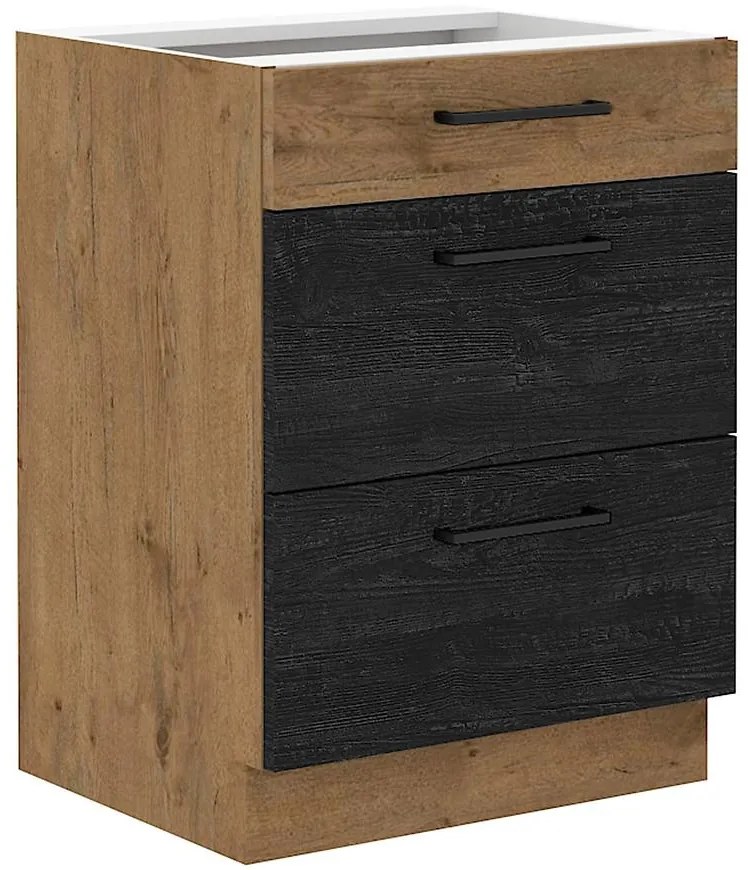 Kuchynská skrinka VIGO Dark 60D 3S BB