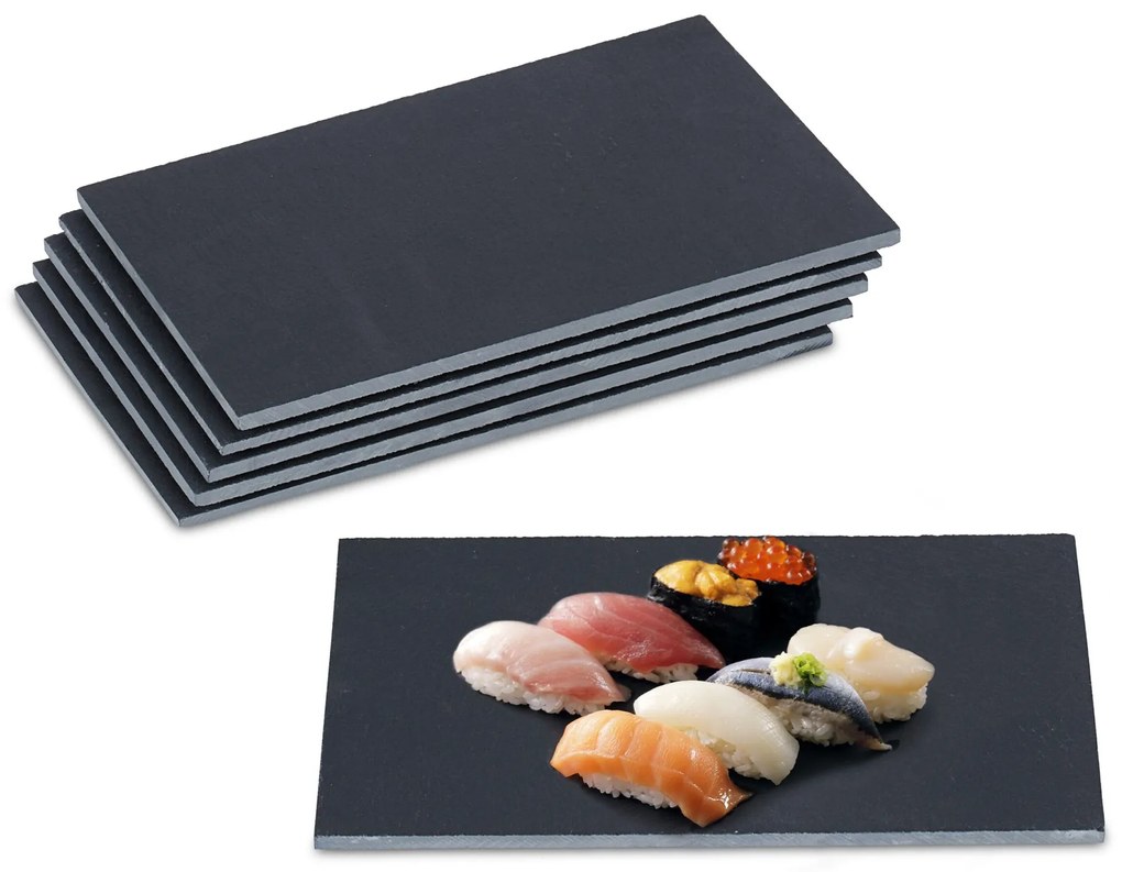 Bridlicový tanier 30x20 cm, 6ks RD46907