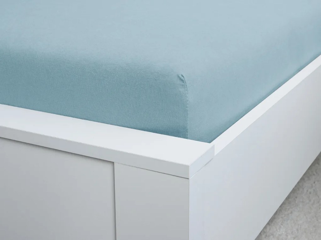 XPOSE® Detská jersey plachta Exclusive - svetlo modrá 70x140 cm