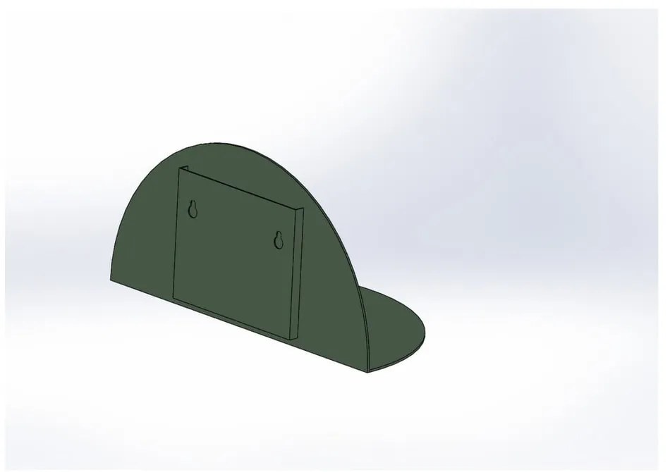 Nástenné svietidlo s poličkou v zlatej farbe Homemania Decor Shelfie, dĺžka 15 cm