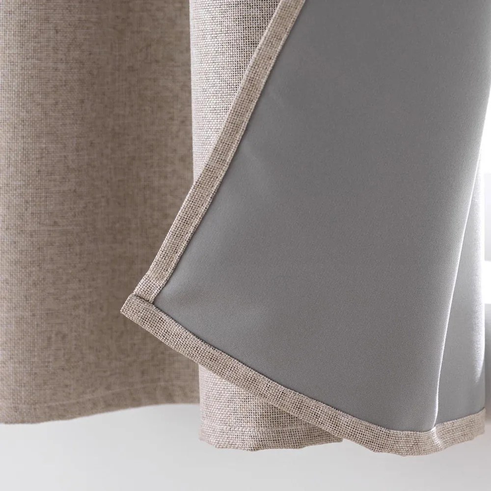 Hnedý zatemňovací záves 140x180 cm Crepuscule – douceur d'intérieur