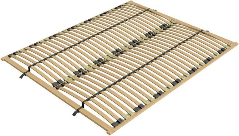 Rošt lamelový v ráme 140x200 cm z brezového dreva