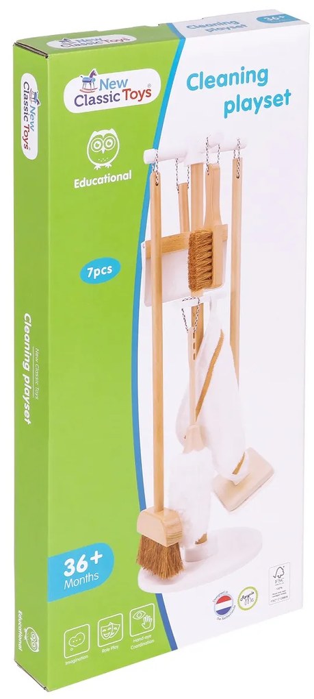 Detská drevená upratovacia súprava