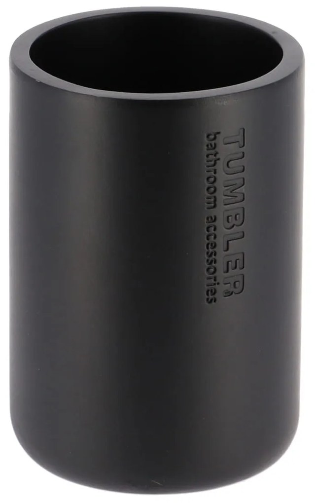 Kúpeľňový pohár Loudis, čierna, 350 ml