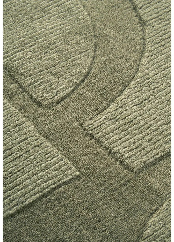 Zelený ručne tkaný vlnený koberec 80x150 cm Alexis – Villeroy&amp;Boch