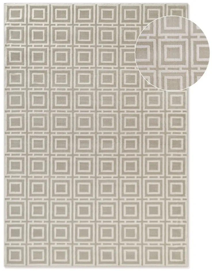 Krémový koberec 200x280 cm Perles Howlite – Elle Decoration