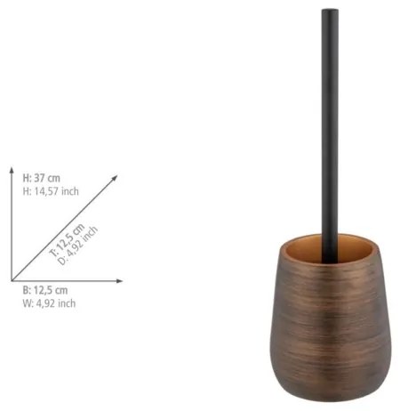 WENKO 25354100 - WC kefa PALENA 12,5x37 cm bronzová