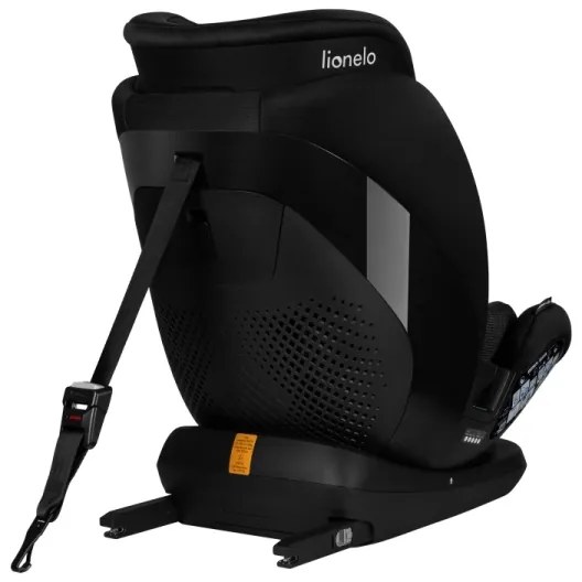 Lionelo - Otáčacia autosedačka so základňou LAVENDER i-Size 76-150 cm Black Carbon
