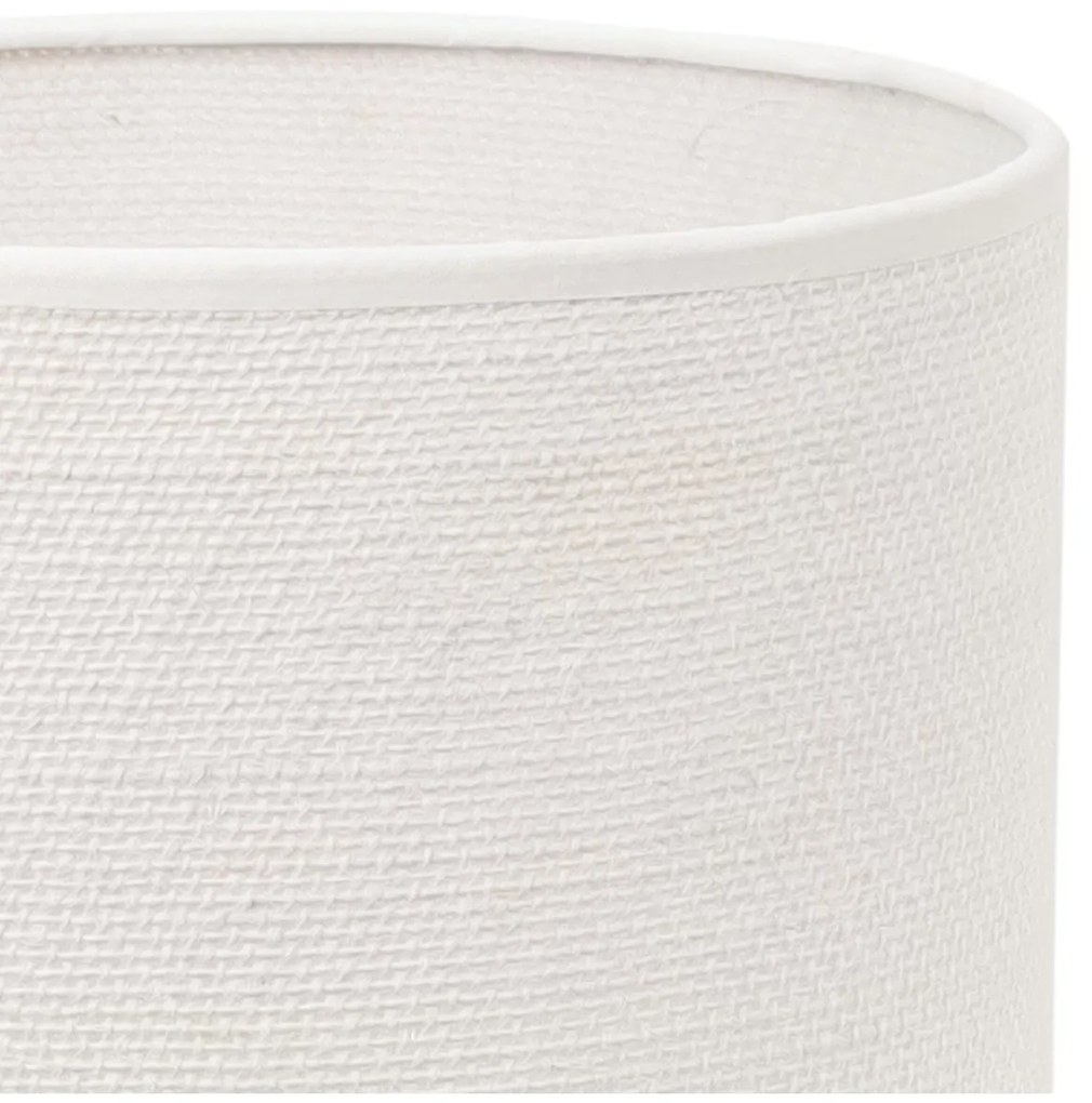 Závesné svietidlo Juta, 1x biele jutové tienidlo, (fi 20cm), w
