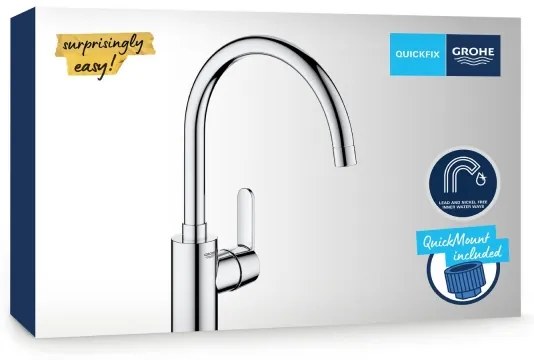 GROHE 31494001 - Drezová batéria GET, lesklý chróm