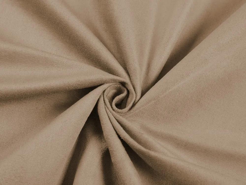 Biante Obdĺžnikový obrus/imitácia brúsenej kože Alcantara ALC-010 Kávovo hnedý 100x160 cm