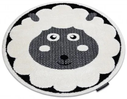 Koberec JOY Sheep krém / čierny