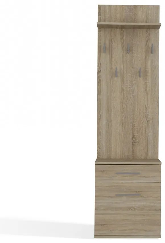 Predsieňová zostava Dialogos 2 (dub sonoma). Akcia -18%. Vlastná spoľahlivá doprava až k Vám domov. 1132569