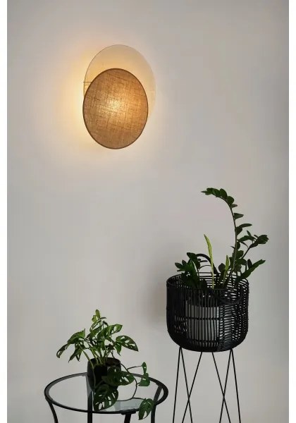 Brilagi - Nástenné svietidlo CIRCLES 1xE27/15W/230V 45x45 cm béžová/krémová