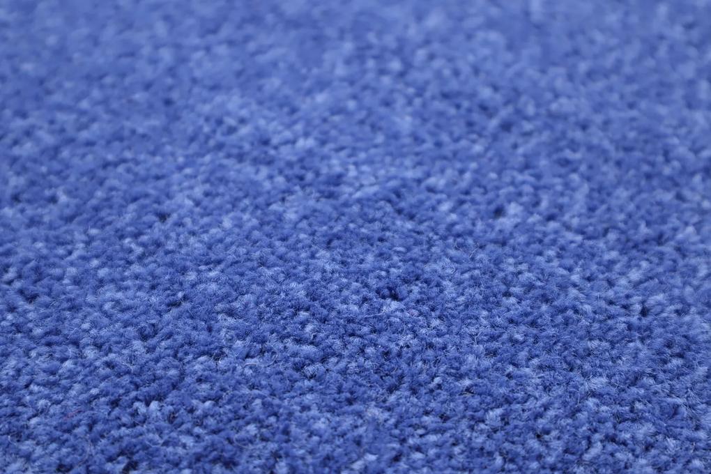 Vopi koberce Kusový koberec Eton modrý kvetina - 160x160 kvietok cm