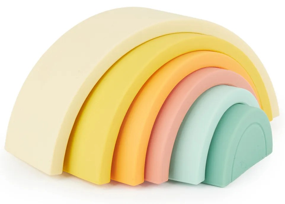 Bieco - Skladacia silikónová dúha - Tropical Vibes
