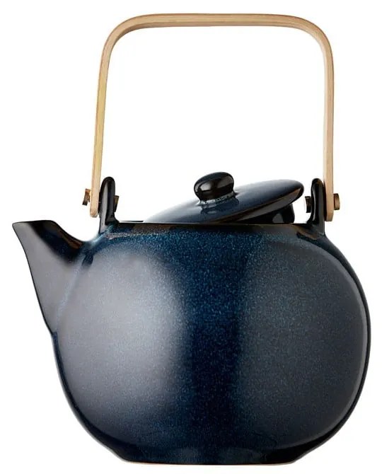 Tmavomodrá keramická kanvica na čaj so sitkom 1,2 l Gastro Blue – Bitz