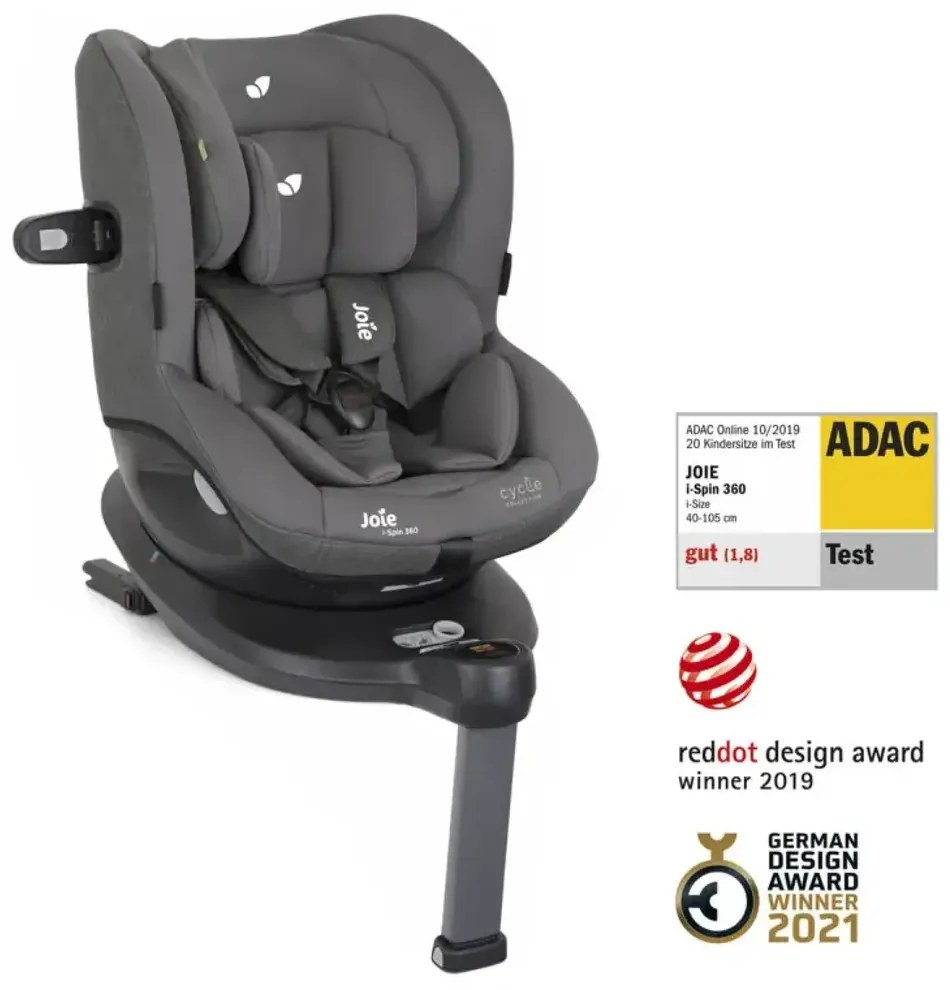 AUTOSEDAČKA JOIE I-SPIN 360™ SHELL GRAY