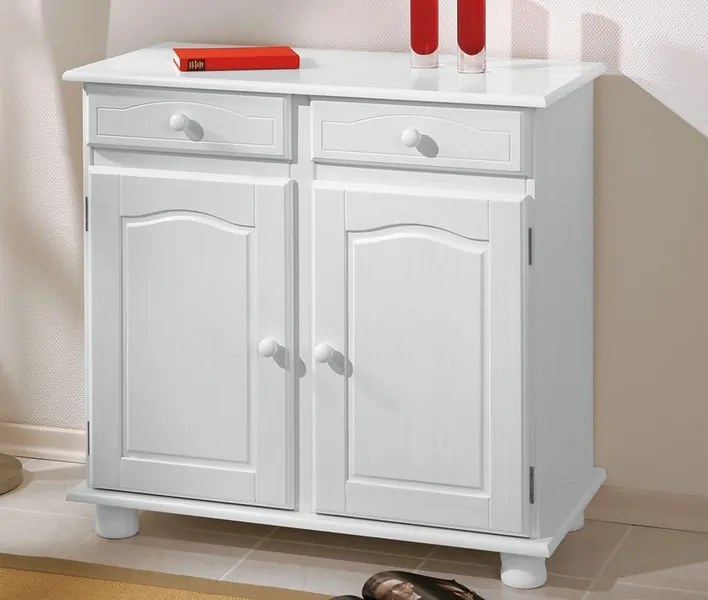 Komoda In-Lovi, bielená borovica