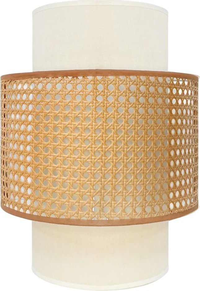 Toolight Toolight, nástenné svietidlo 2xE14 APP1337-2W, prírodná hnedá, OSW-02430