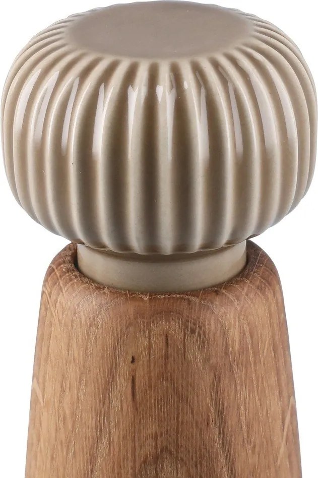 Drevený mlynček na korenie a soľ v prírodnej farbe Hammershøi – Kähler Design