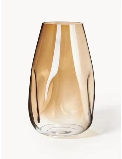 Veľká ručne fúkaná sklenená váza Luster, V 35 cm