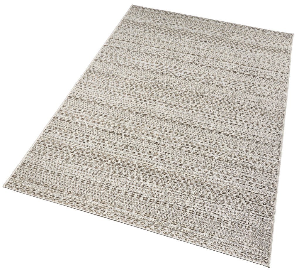 NORTHRUGS - Hanse Home koberce Kusový koberec Lotus Creme Taupe 103251 – na von aj na doma - 200x290 cm