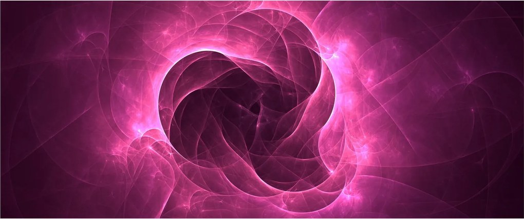 Obraz modernej ružovej abstrakcie (120x50 cm)