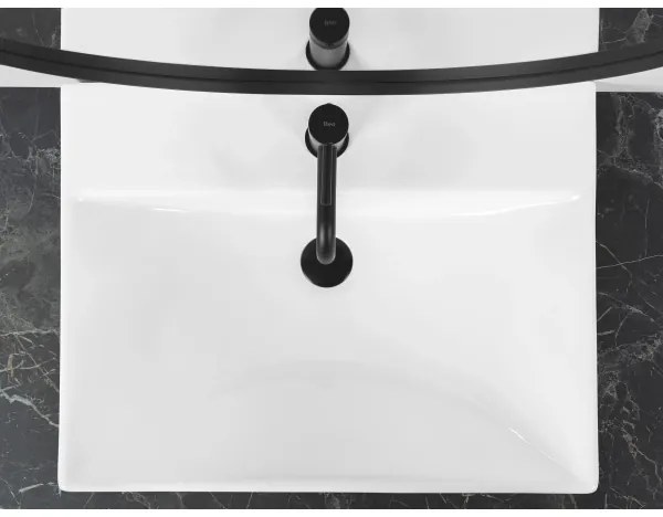 REA-U3326 - Zapustené umývadlo MANDY 46x60 cm keramika/lesklá biela