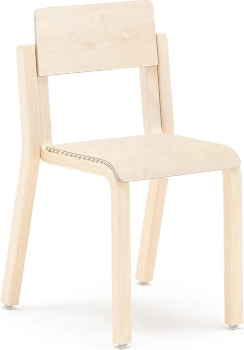 Detská stolička DANTE, výška 380 mm, breza