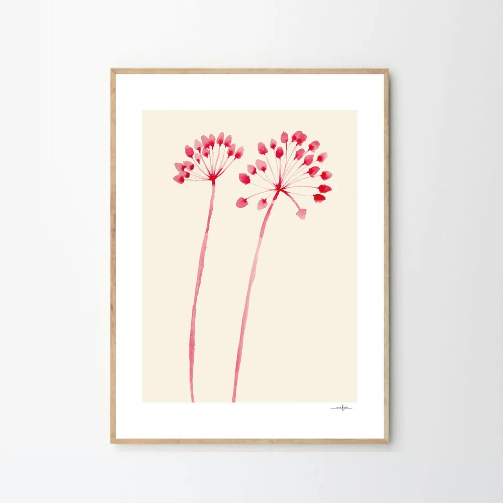 Moikka Plagát Flowers 02 by Ana Frois 30x40