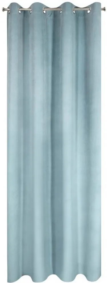 Luxusný zatemňovací záves do spálne tyrkysovej farby 140 x 250 cm