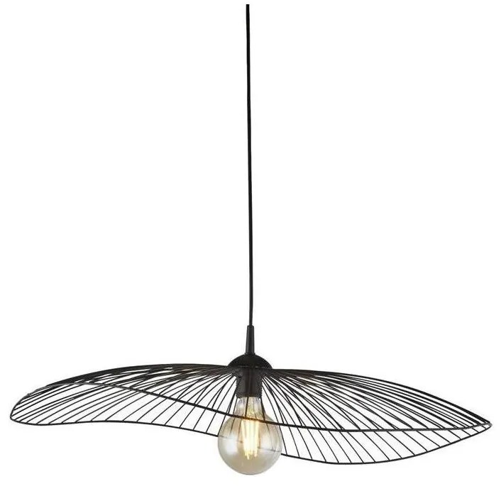 Searchlight 88550BK - Luster na lanku WAVE 1xE27/60W/230V čierna