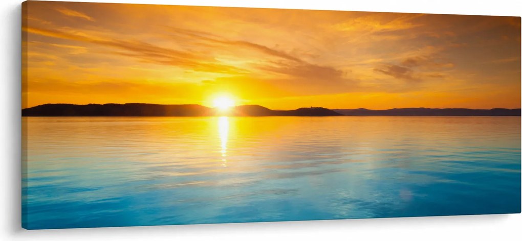 Obraz východu slnka (120x50 cm)