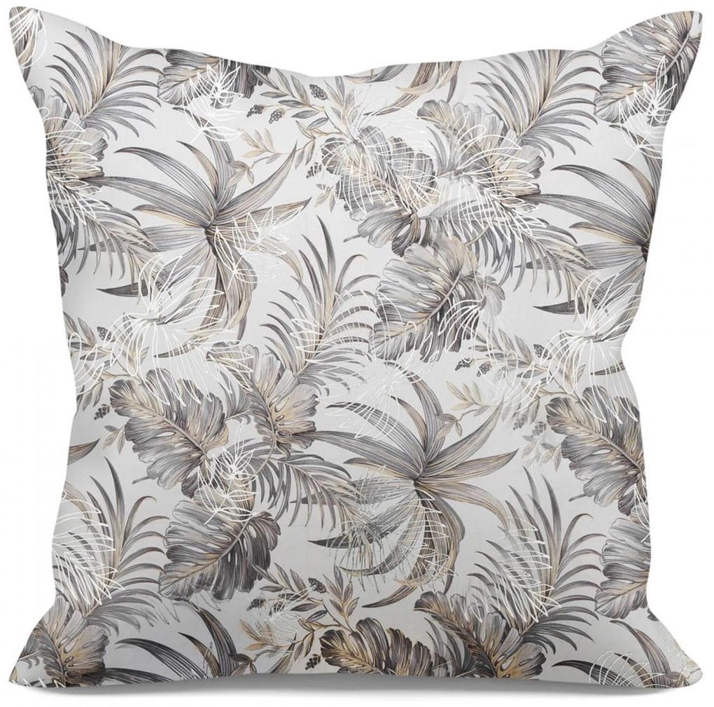 DEKORAČNÁ OBLIEČKA NA VANKÚŠ RODOS 40X40 CM LISTY