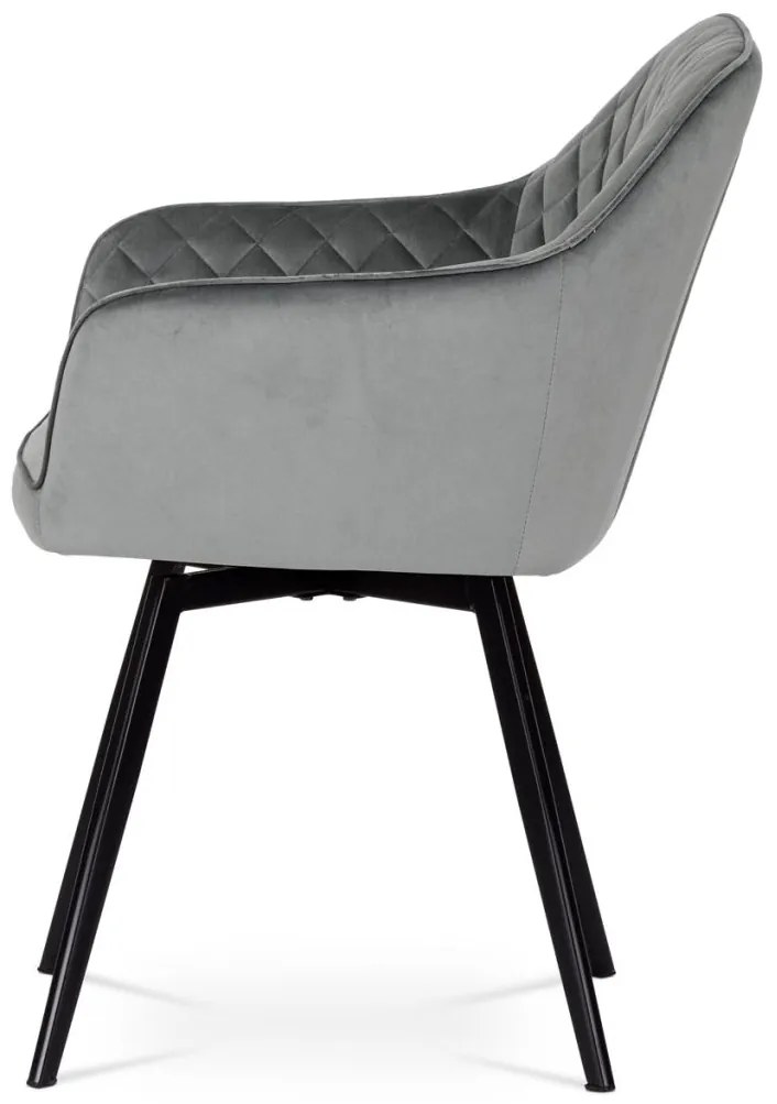 AUTRONIC Jedálenská stolička DCH-425 GREY4