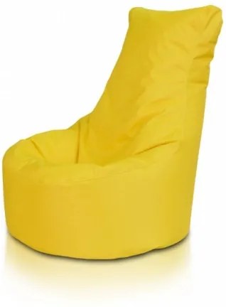 Ecopuf Detský MINI sedací vak ECOPUF - SEAT S - polyestér NC4 - Žltá