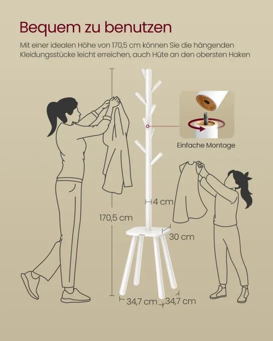 Stojanový vešiak RCR033W01