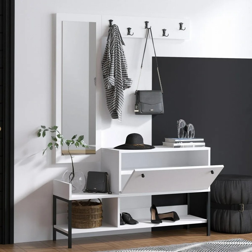 Predsieňová zostava Lopp Black and White