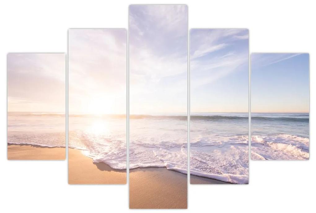 Obraz piesočnatej pláže (150x105 cm)