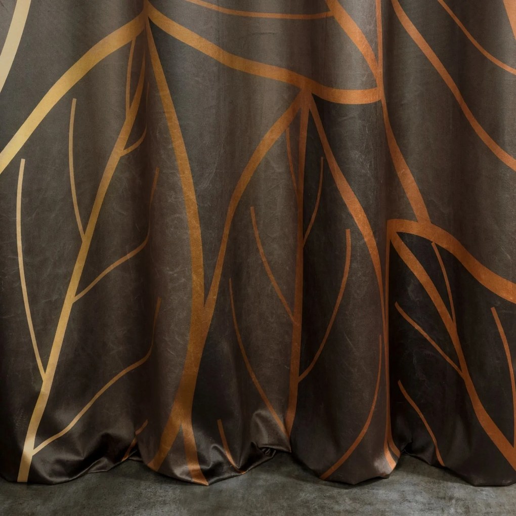 ZATEMŇOVACÍ ZÁVES LIMITED COLLECTION ALISMA2 140X250 CM HNEDÁ