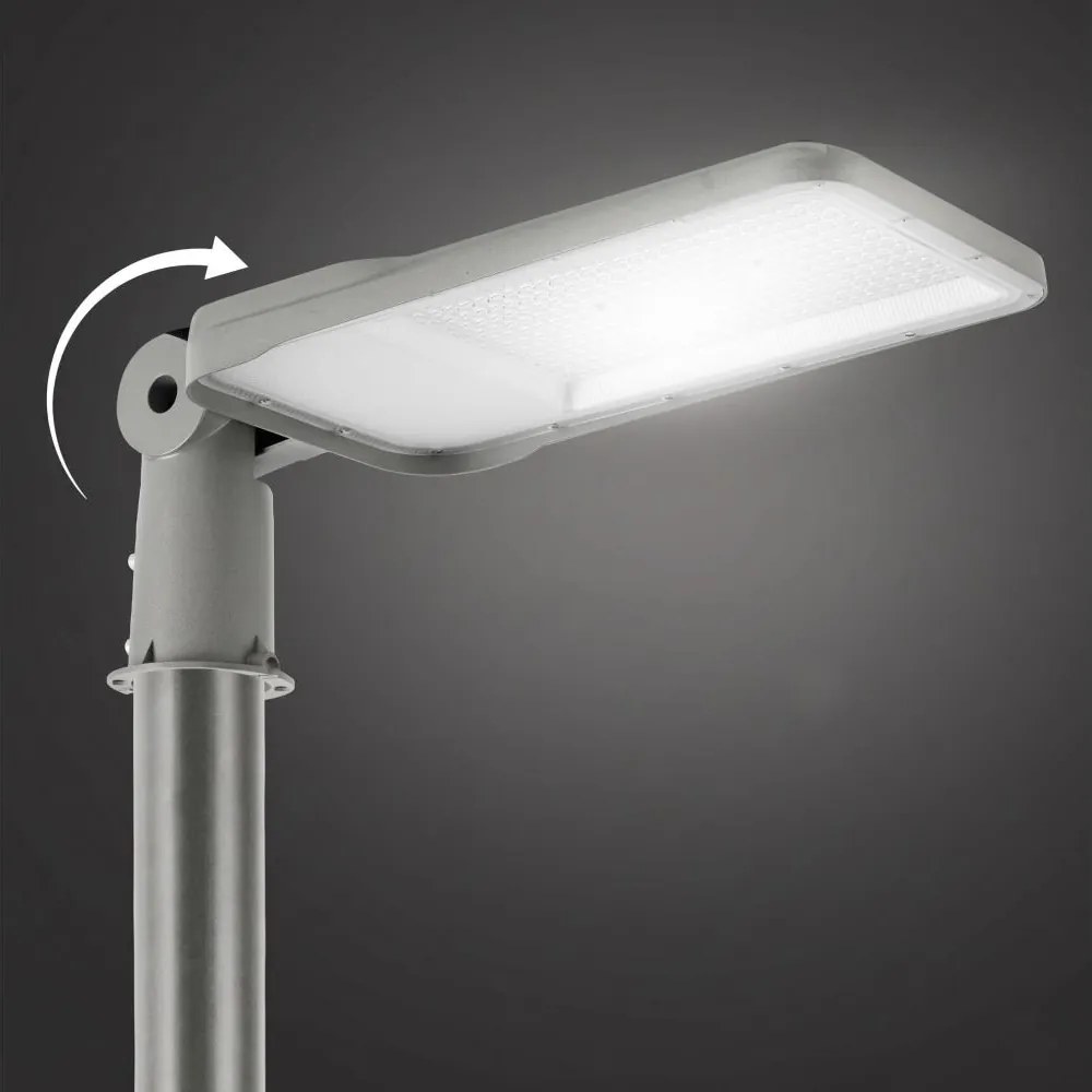 BRILAGI -LED Vonkajšia pouličná lampa s kĺbom. URBANLIGHT LED/200W/230V sivá IP65