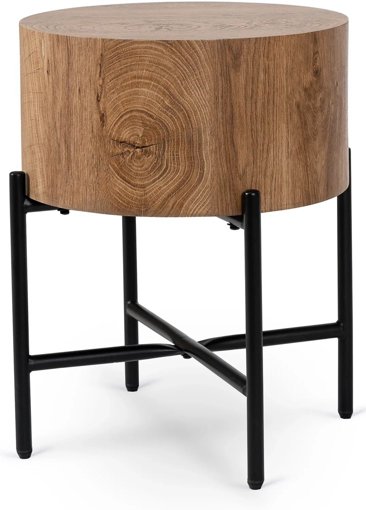 PROXIMA.store - Minimalistický okrúhly konferenčný stolík CEVES FARBA: čierna