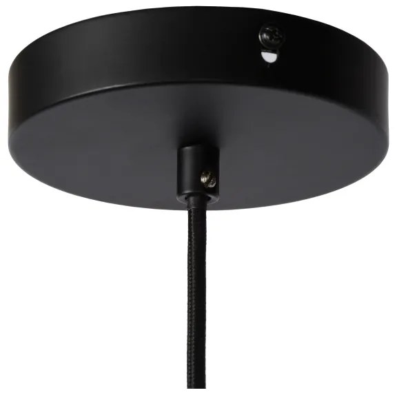 Lucide 20419/20/30 - Luster na lanku OPHELIA 1xE27/40W/230V pr. 20 cm čierna