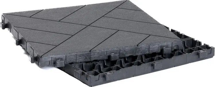 Gumová dlaždica ARISTA 30 x 30 cm, antracit MHEU5100540