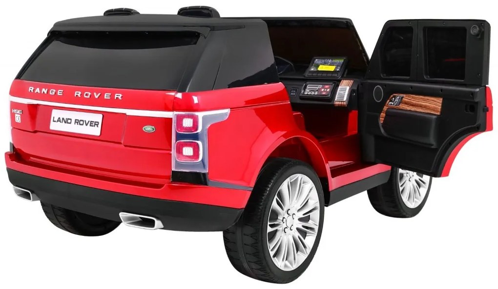 RAMIZ ELEKTRICKÉ AUTÍČKO RANGE ROVER HSE - ČERVENÉ- 4 x 45W - 2 x 12V/7Ah, - DVOJMIESTNE - LAKOVANÉ - 2022