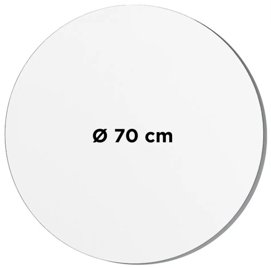 COMPACT 10 WHITE - STOLOVÁ DOSKA Ø70 cm