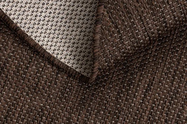 Koberec SIZAL SION A5165A hnedý kruh