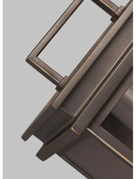 Feiss - Vonkajšie nástenné svietidlo GLENVIEW 1xE27/60W/230V IP44 antracit