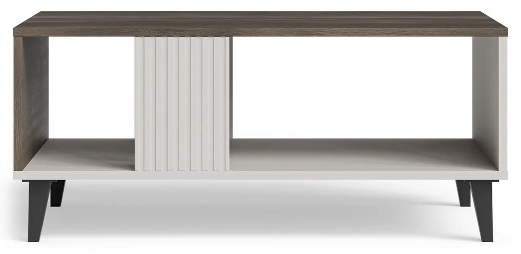 Konferenční stolek Random 92 cm kašmír/ořech